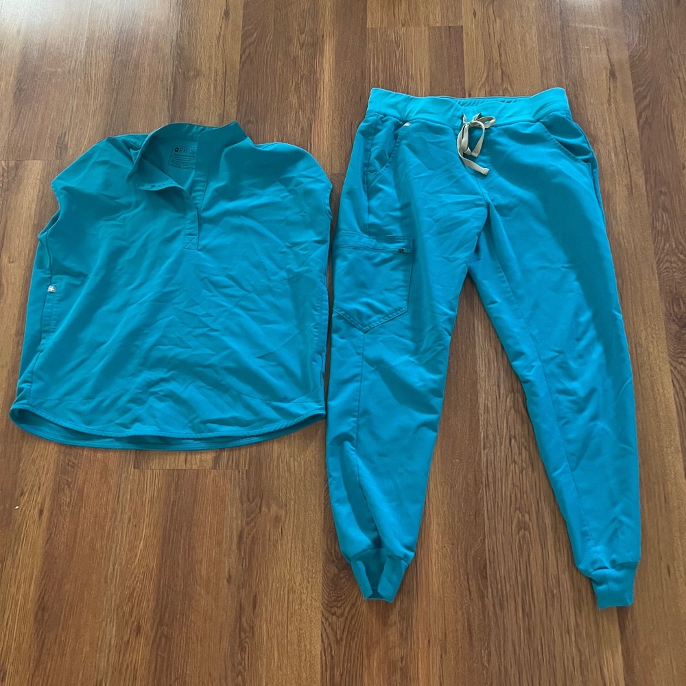 Figs teal scrubs